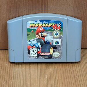 Nintendo N64 Mario Kart 64 Game Cartridge (NUS-NKTE-USA-1) TESTED - VGUC
